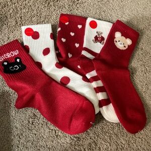 A wonderful set of Christmas cashmere warm soft socks